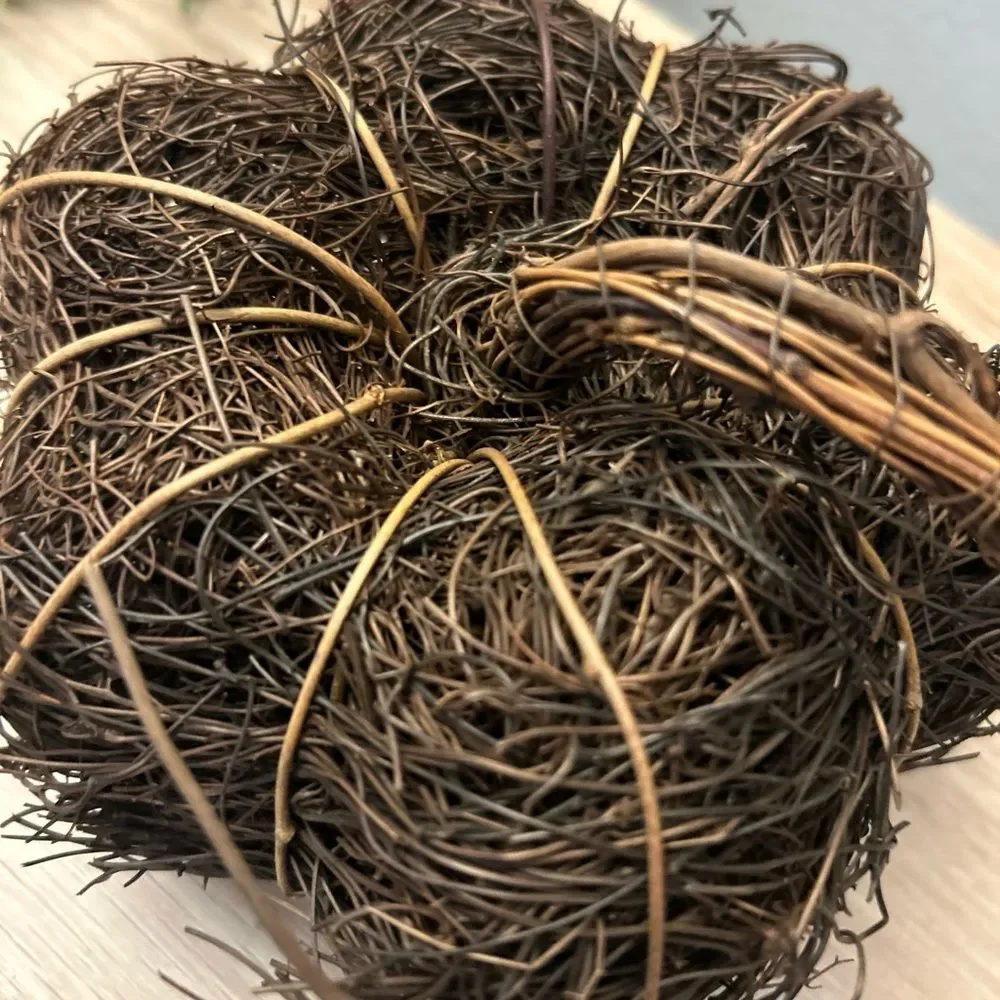Rustic Natural Wicker Pumpkin Accent